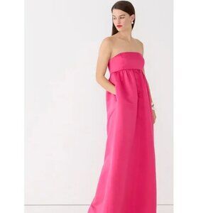 J. CREW Collection Limited-Edition Strapless Dress in Duchesse Satin SIZE 14